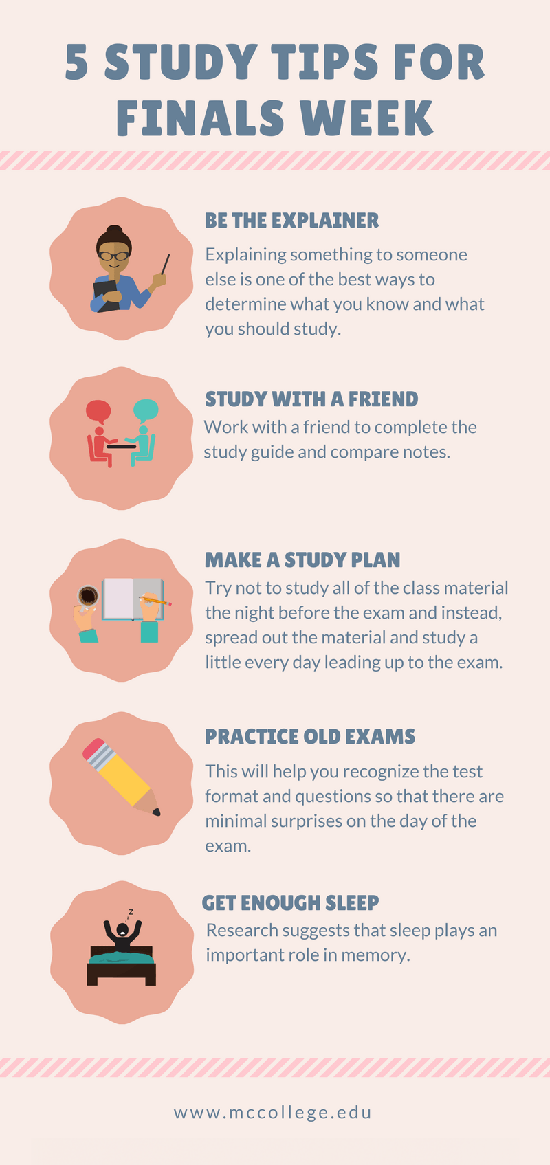 List of study tips for students