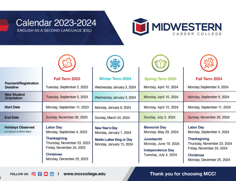 Academic Calendars